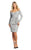 May Queen MQ1918 - Long Sleeve Glittered Cocktail Dress Cocktail Dresses