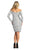 May Queen MQ1918 - Long Sleeve Glittered Cocktail Dress Cocktail Dresses