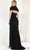 May Queen MQ1928 - Ruched Detailed Sweetheart Neck Evening Dress 12 / Royal