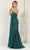 May Queen MQ1938 - Embroidered Floral Sleeveless Prom Dress Prom Dresses