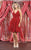 May Queen MQ1963 - Lace-Up Back Sequin Cocktail Dress Cocktail Dresses 4 / Red