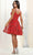 May Queen MQ1965 - V-Neck Glitter Cocktail Dress Cocktail Dresses