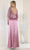 May Queen MQ1969 - Floral Lace Column Long Gown Military Ball M / Sage