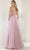 May Queen MQ1971 - Open Scoop Back Tulle A-line Dress Evening Dresses