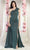 May Queen MQ1976 - One-Sleeve Embellished Prom Dress Prom Dresses