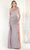 May Queen MQ1976 - One-Sleeve Embellished Prom Dress Prom Dresses 4 / Dusty-Rose