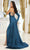 May Queen MQ1985 - Asymmetrical High Slit Evening Dress Evening Dresses