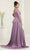May Queen MQ2008 - Long Sleeve Draped Evening Dress Evening Dresses