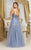 May Queen MQ2011 - Glitter A-Line Prom Dress with Slit Prom Dresses