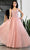 May Queen MQ2015 - Floral Accented Prom Dress Prom Dresses