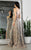 May Queen MQ2017 - Sleeveless Glitter Motif Prom Dress Prom Dresses 10 / Charcoal/Gold