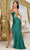 May Queen MQ2026 - Glitter Sheath Prom Dress with Slit Prom Dresses