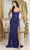 May Queen MQ2034 - Sequin Bustier Evening Dress Evening Dresses 4 / Royal