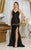 May Queen MQ2043 - Embellished V-Neck Prom Dress Special Occasion Dress