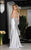 May Queen MQ2043 - Embellished V-Neck Prom Dress Special Occasion Dress