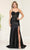 May Queen MQ2046 - Embellished Corset Sweetheart Prom Gown Prom Dresses 4 / Black