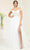 May Queen MQ2053 - Appliqued Off Shoulder Prom Gown Prom Dresses 4 / Ivory