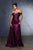 May Queen MQ2056 - Off Shoulder Taffeta Prom Dress Prom Dresses 4 / Eggplant