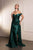 May Queen MQ2056 - Off Shoulder Taffeta Prom Dress Prom Dresses 4 / Huntergreen