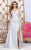 May Queen MQ2056 - Off Shoulder Taffeta Prom Dress Special Occasion Dress