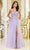 May Queen MQ2059 - Illusion Corset Evening Dress Prom Dresses