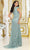 May Queen MQ2062 - Cap Sleeve Glitter Evening Dress Evening Dresses