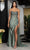 May Queen MQ2072 - Strapless Beaded Applique Evening Gown Evening Dresses 10 / Dusty Blue