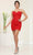 May Queen MQ2076 - Lace Sheath Cocktail Dress Special Occasion Dress 4 / Red