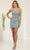 May Queen MQ2076 - Lace Sheath Cocktail Dress Special Occasion Dress 4 / Sage