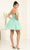 May Queen MQ2091 - Draped Off Shoulder Cocktail Dress Special Occasion Dress