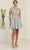 May Queen MQ2099 - Off Shoulder Cocktail Dress Special Occasion Dress 4 / Silver