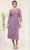 May Queen MQ2100 - Quarter Sleeve Lace Formal Dress Special Occasion Dress M / Victorian Lilac