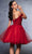 May Queen MQ2105 - Butterfly Sweetheart Cocktail Dress Homecoming Dresses