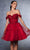 May Queen MQ2105 - Butterfly Sweetheart Cocktail Dress Homecoming Dresses