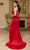 May Queen MQ2109 - Crystal Bead Sheath Evening Dress Prom Dresses