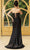 May Queen MQ2109 - Crystal Bead Sheath Evening Dress Prom Dresses