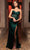 May Queen MQ2109 - Crystal Bead Sheath Evening Dress Prom Dresses