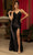 May Queen MQ2112 - Scoop Back V-Neck Evening Dress Evening Dresses