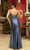 May Queen MQ2112 - Scoop Back V-Neck Evening Dress Evening Dresses