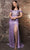 May Queen MQ2115 - Crystal Bead Off-Shoulder Evening Dress Special Occasion Dress