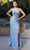 May Queen MQ2119 - Elegant Strapless Corset Prom Gown Prom Dresses 4 / Dusty Blue