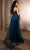 May Queen MQ2125 - Bead Plunging V-Neck Evening Dress Evening Dresses