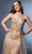 May Queen MQ2125 - Bead Plunging V-Neck Evening Dress Evening Dresses