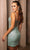 May Queen MQ2128 - Embellished Plunging V-Neck Cocktail Dress Homecoming Dresses