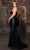 May Queen MQ2139 - Floral Sheath Evening Dress Prom Dresses