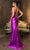 May Queen MQ2139 - Floral Sheath Evening Dress Prom Dresses