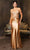 May Queen MQ2141 - Sequin Sheath Evening Dress Prom Dresses 2 / Gold