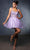 May Queen MQ2149 - Floral Ruffled Hem Cocktail Dress Homecoming Dresses 2 / Lilac