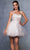 May Queen MQ2149 - Floral Ruffled Hem Cocktail Dress Homecoming Dresses