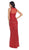 May Queen RQ7238 - High Halter Sequin Evening Gown Special Occasion Dress 16 / Taupe